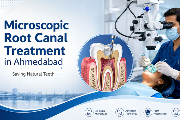 Microscopic Root Canal Treatment in Ahmedabad for Saving Natural Teeth